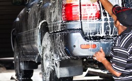 Cars in a carwash